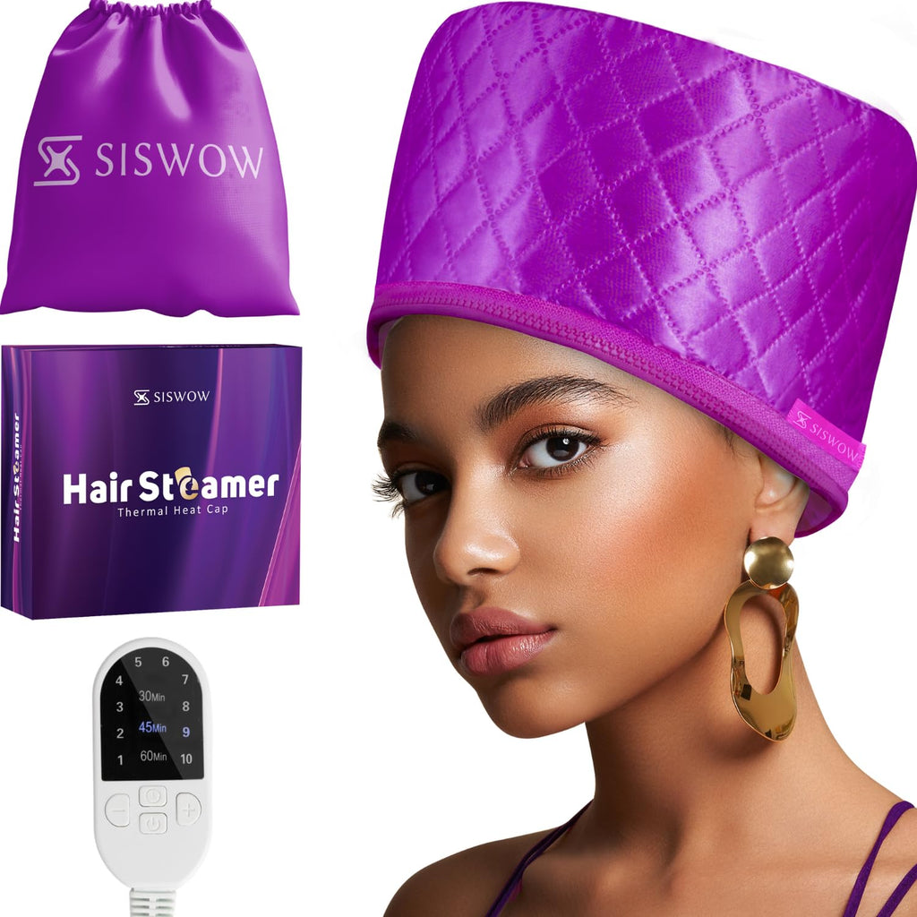 SISWOW Hair Steamer - Best For Deep Conditioner, Hot Oil Treatment